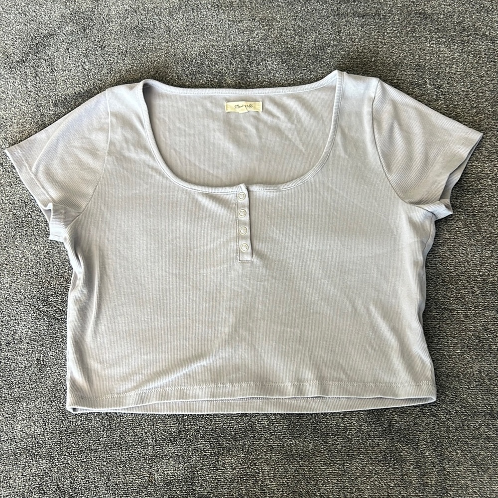 Madewell Ribbed Crop Top